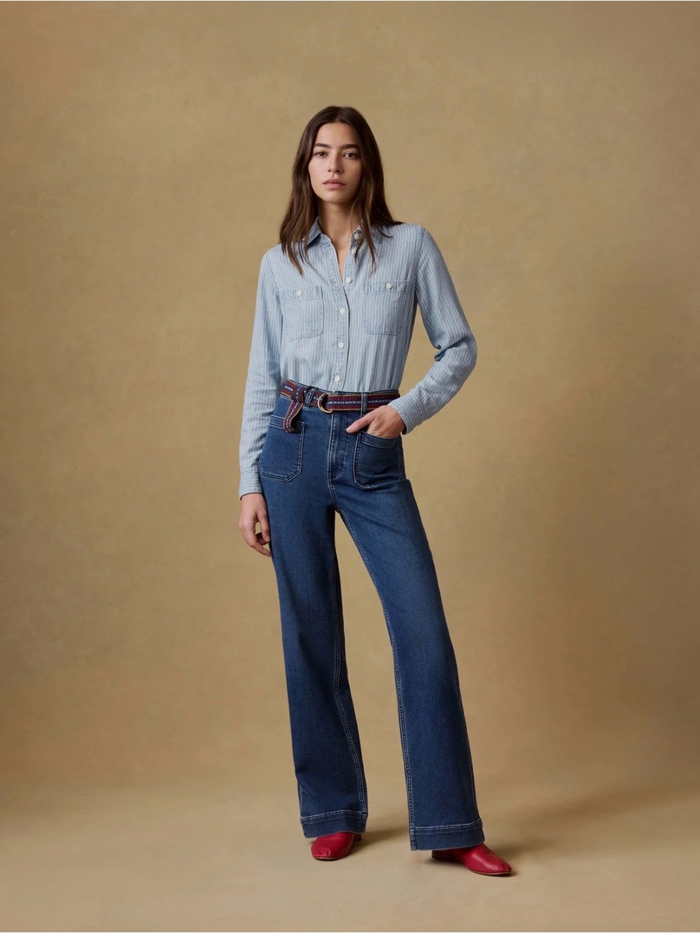 Faherty Stretch Terry- Creekstone wash 29
